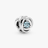 March Birthstone Eternity Circle Charm March Birthstone Eternity Circle Charm