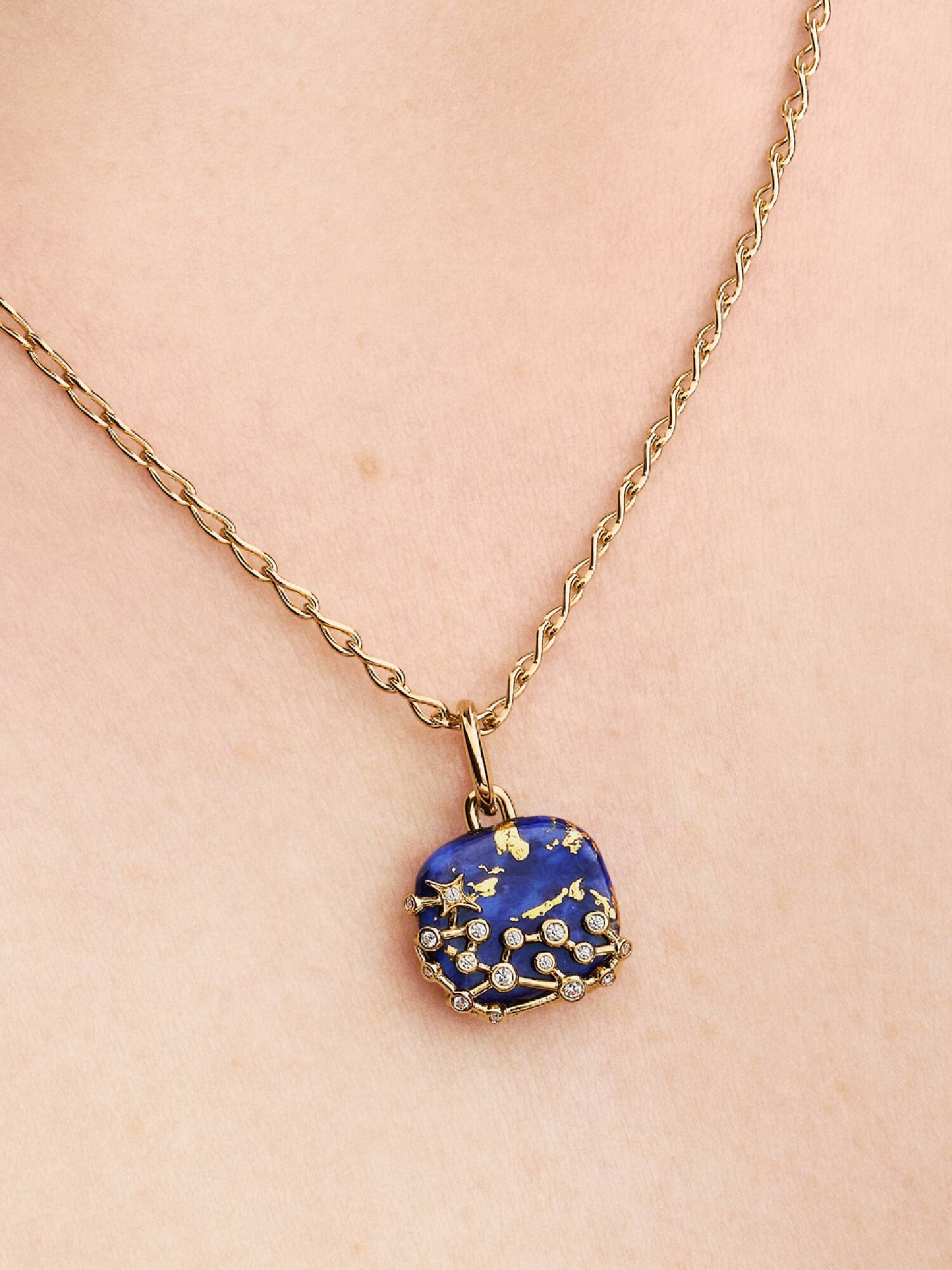 Celestial Blue Constellation Dangle Charm