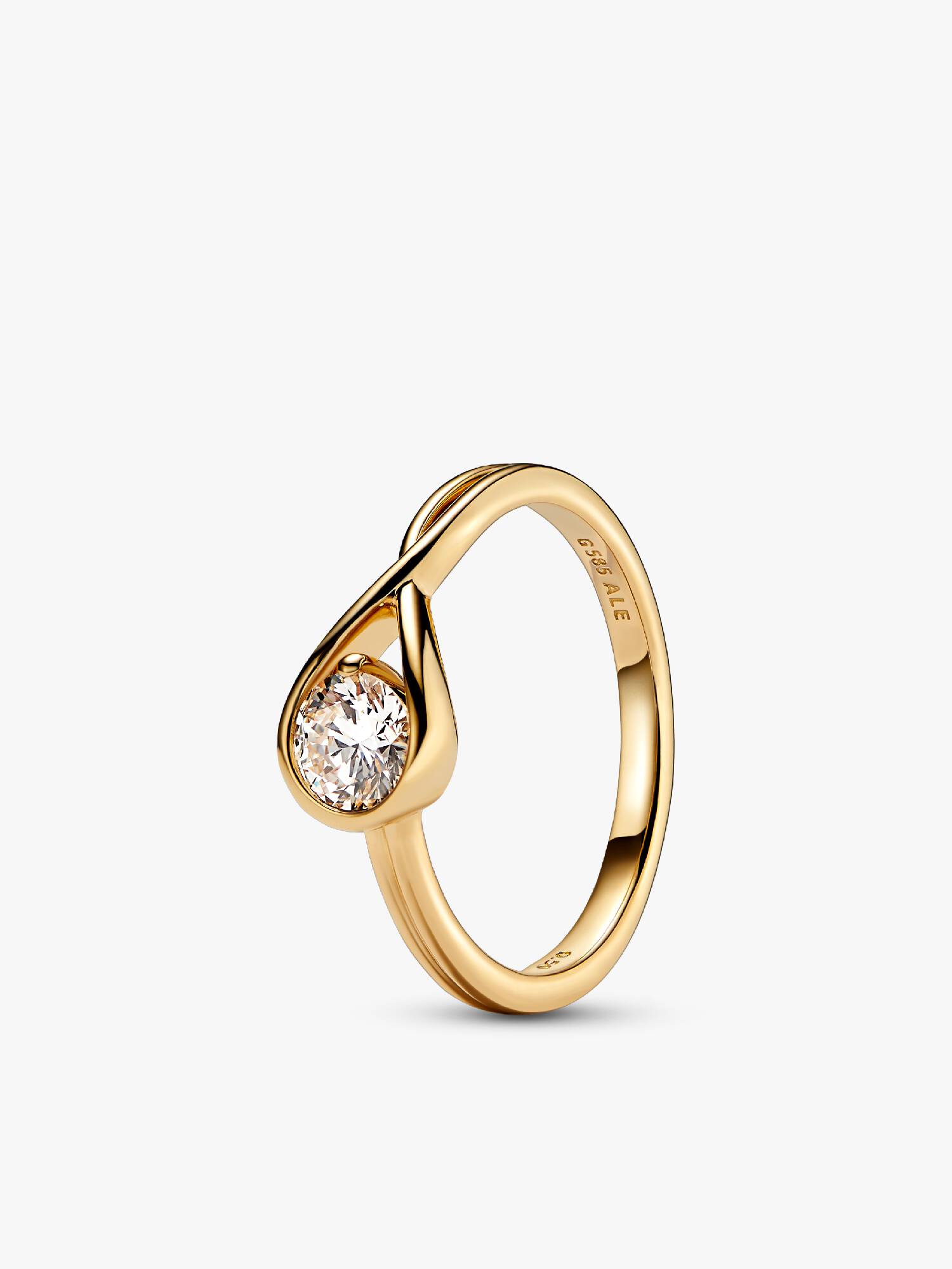 Pandora Infinite 14k Gold Lab-grown Diamond Ring