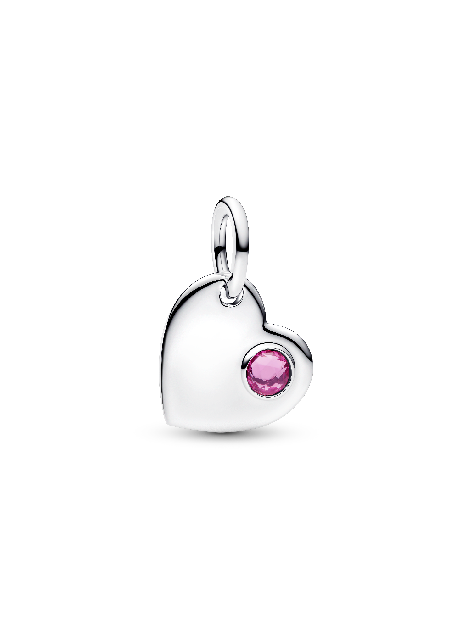 October Heart Dangle Charm