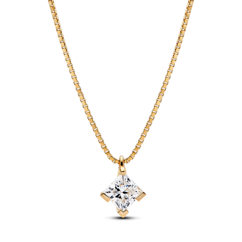 Pandora Nova 14k Gold Lab-grown Diamond Pendant Necklace