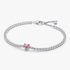 Pink Sparkling Heart Tennis Bracelet Pink Sparkling Heart Tennis Bracelet