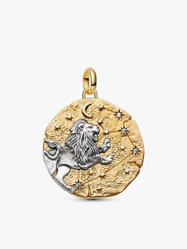 Leo Oversized Talisman Pendant Necklace