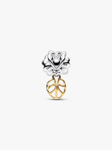 Disney Princess Tiana Water Lily Flower Lab grown Diamond Charm