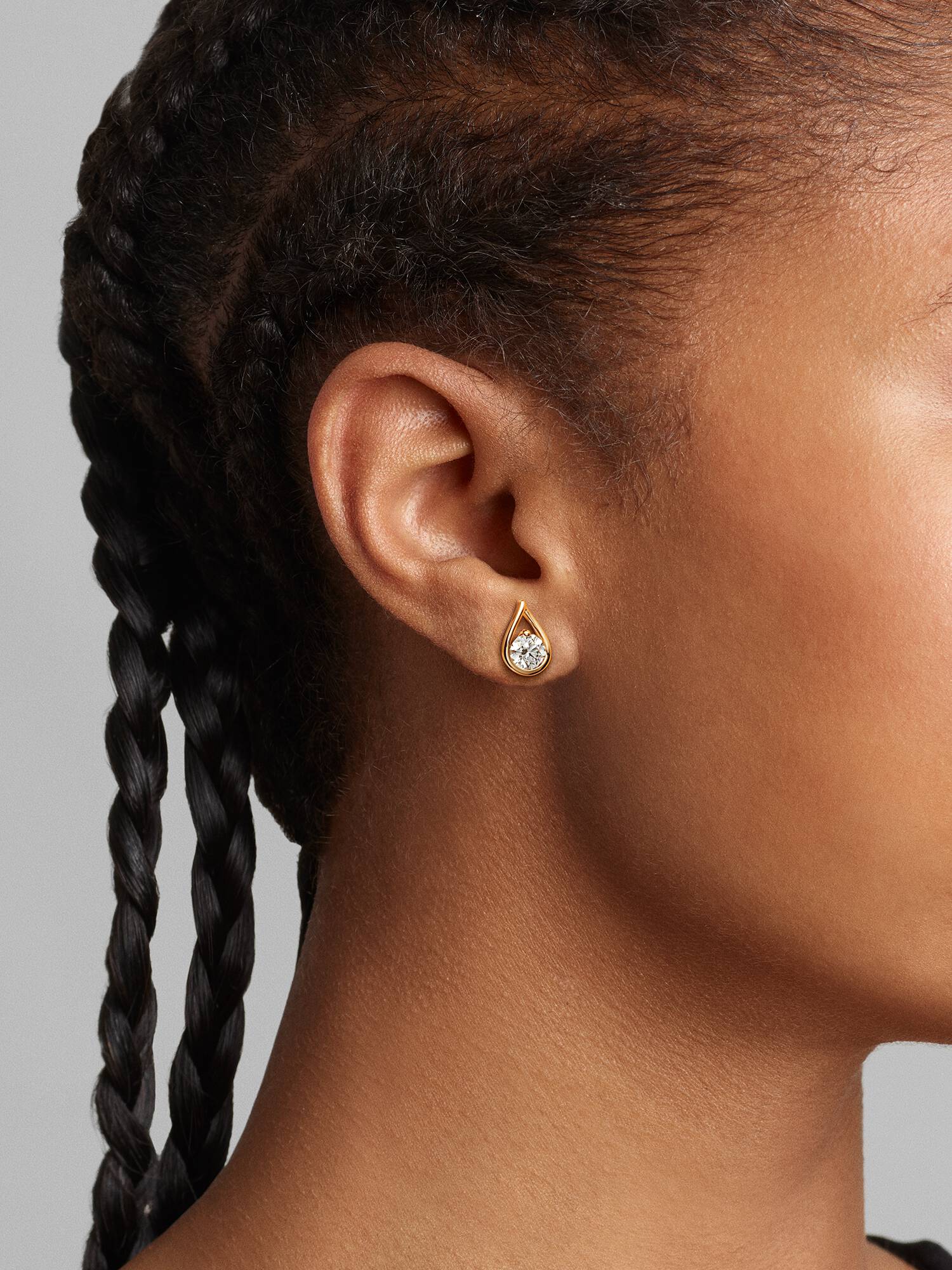 Pandora Infinite 14k Gold Lab-grown Diamond Earrings