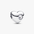 Engravable April Birthstone Heart Charm Engravable April Birthstone Heart Charm