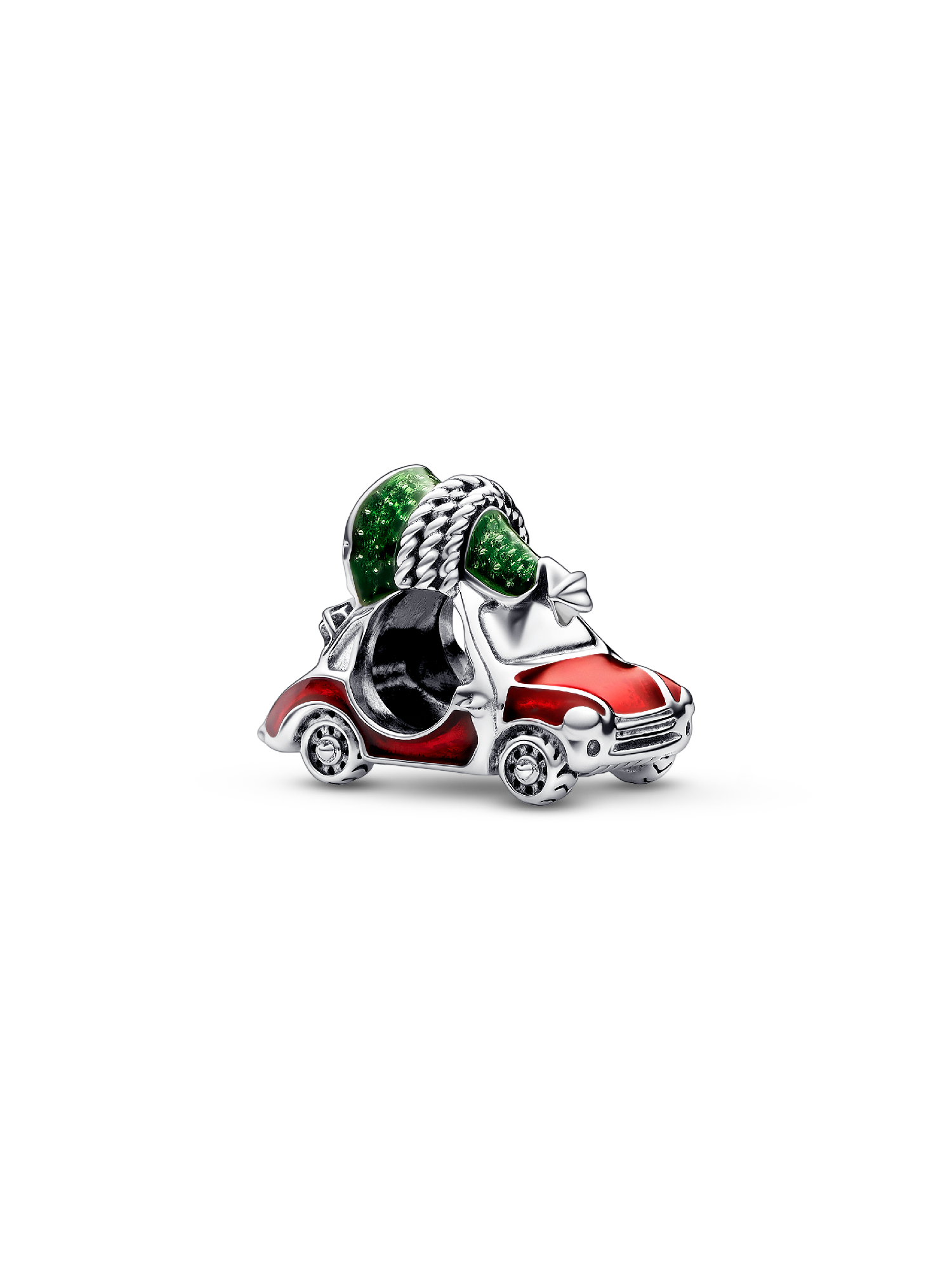 Festive Car & Christmas Tree Charm