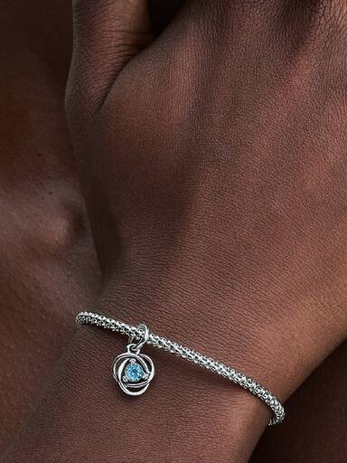 March Eternity Circle Dangle Charm