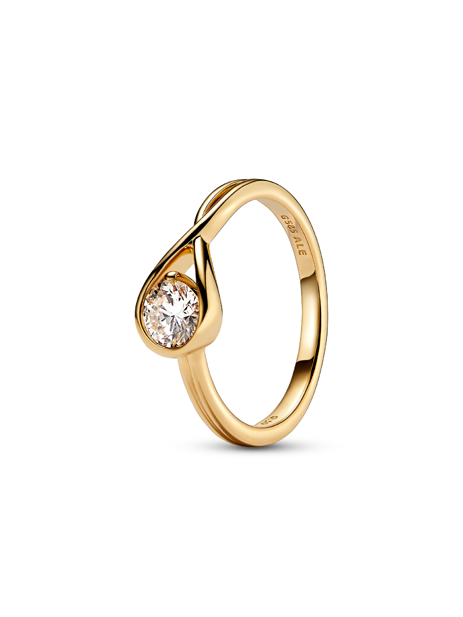 Pandora Infinite 14k Gold Lab-grown Diamond Ring