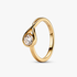 Pandora Infinite 14k Gold Lab-grown Diamond Ring Pandora Infinite 14k Gold Lab-grown Diamond Ring