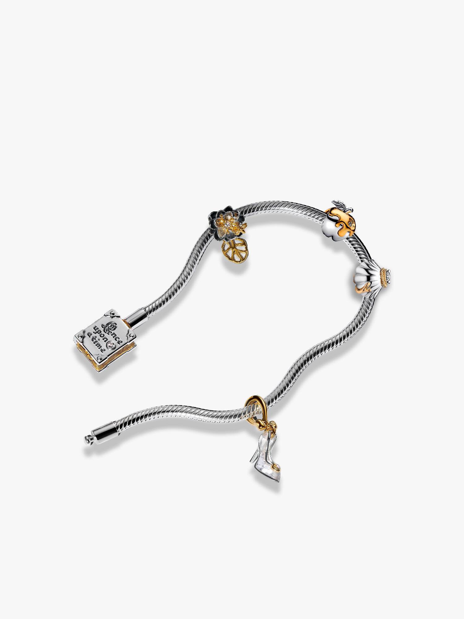 Limited Edition Disney Princess Storybook Bracelet and Lab-grown Diamond Charms Gift Set