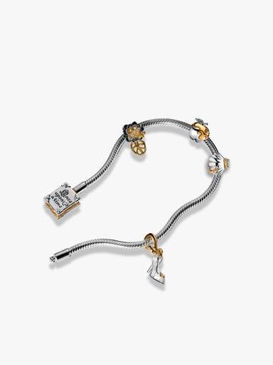 Limited Edition Disney Princess Storybook Bracelet and Lab-grown Diamond Charms Gift Set