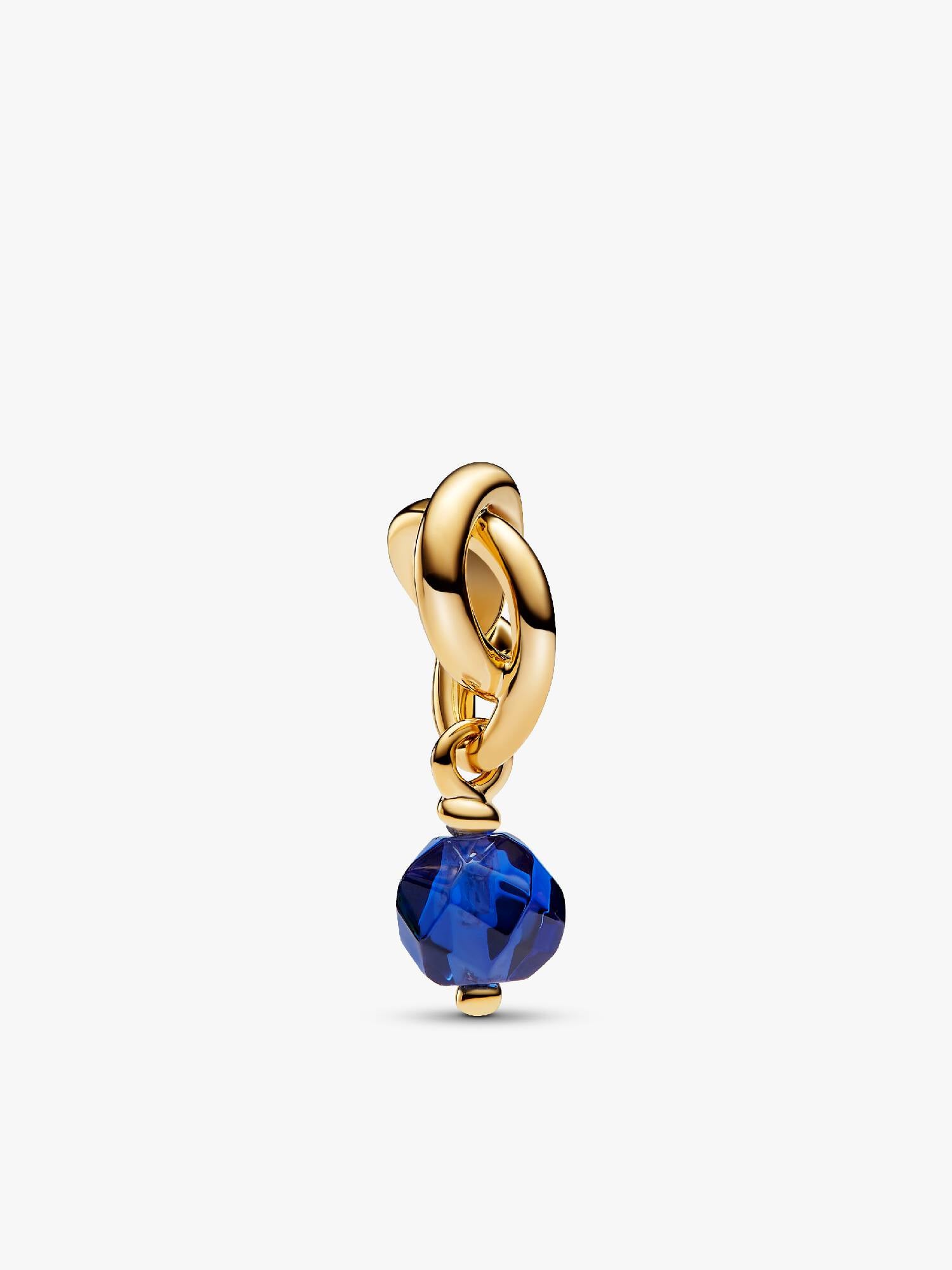 September Birthstone Eternity Circle Dangle Charm