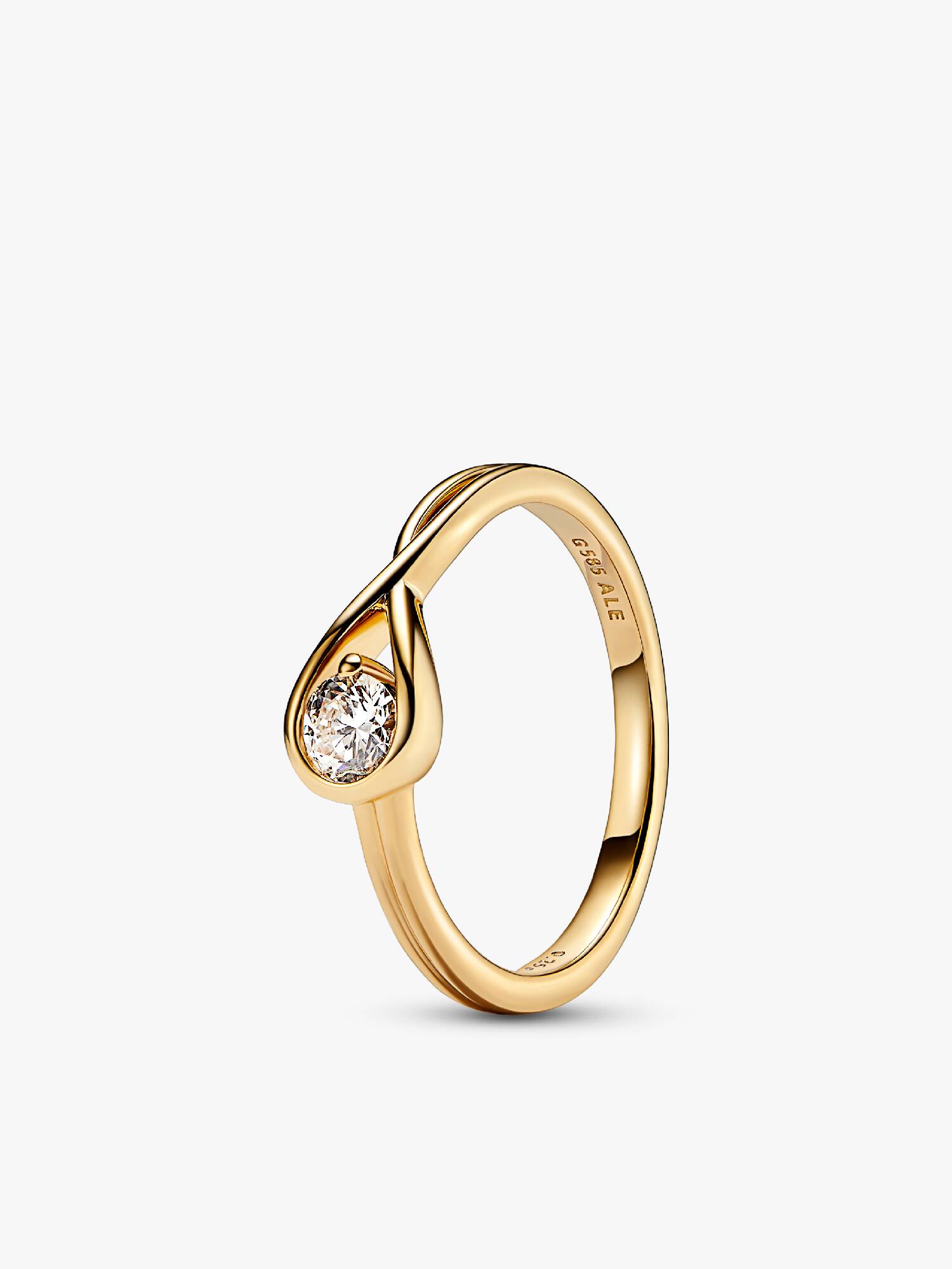 Pandora Infinite 14k Gold Lab-grown Diamond Ring
