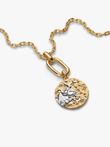 Taurus Oversized Talisman Pendant Necklace