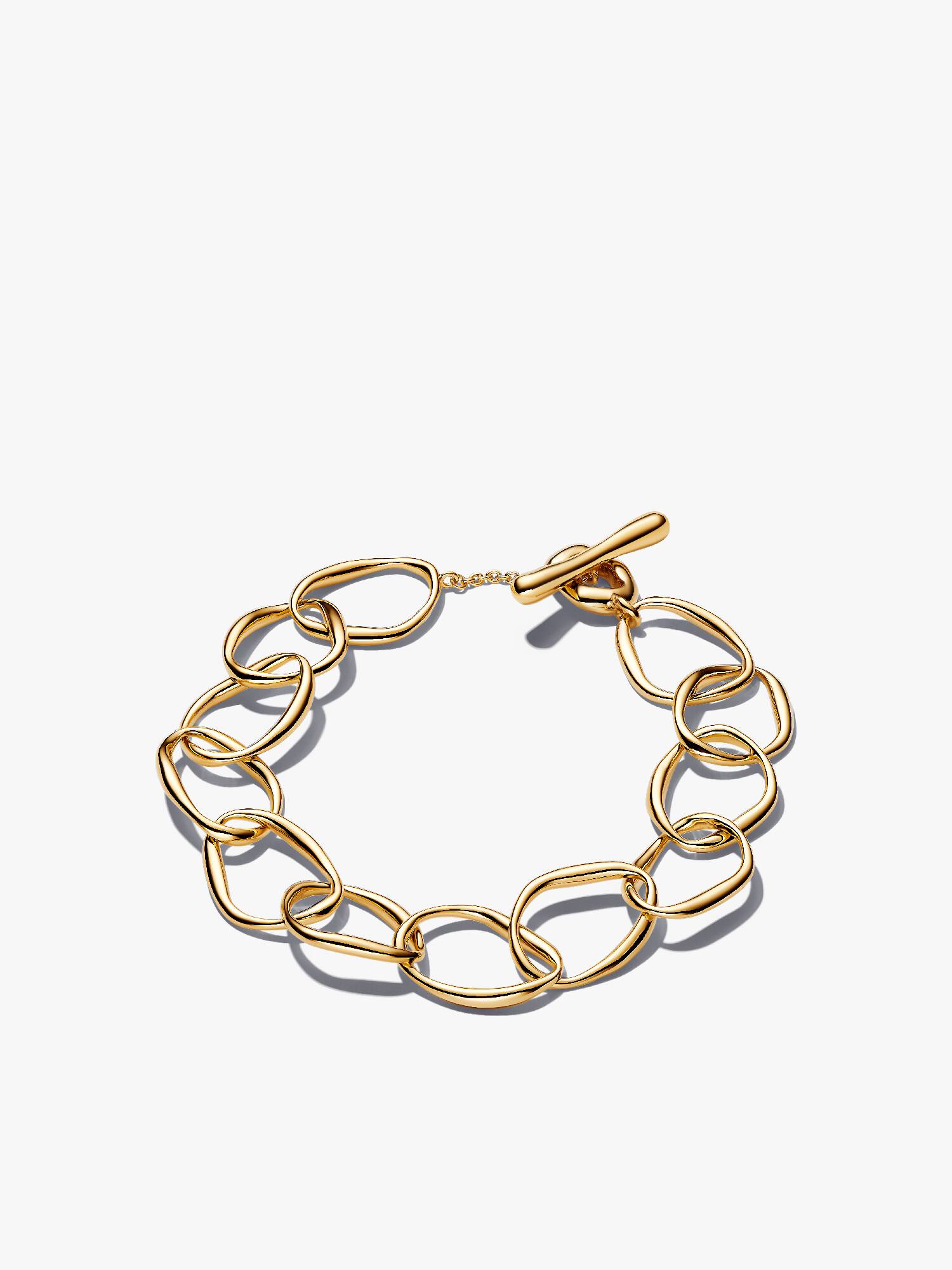 Organically Shaped Link Bracelet