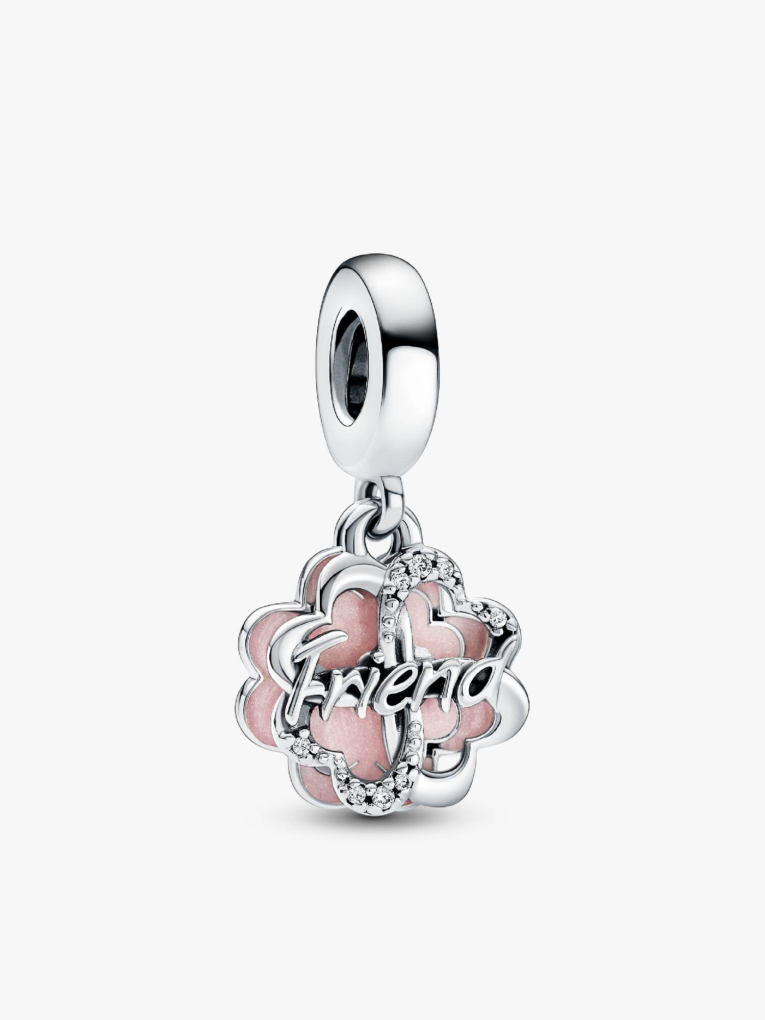 Four-leaf Clover Friendship Double Dangle Charm