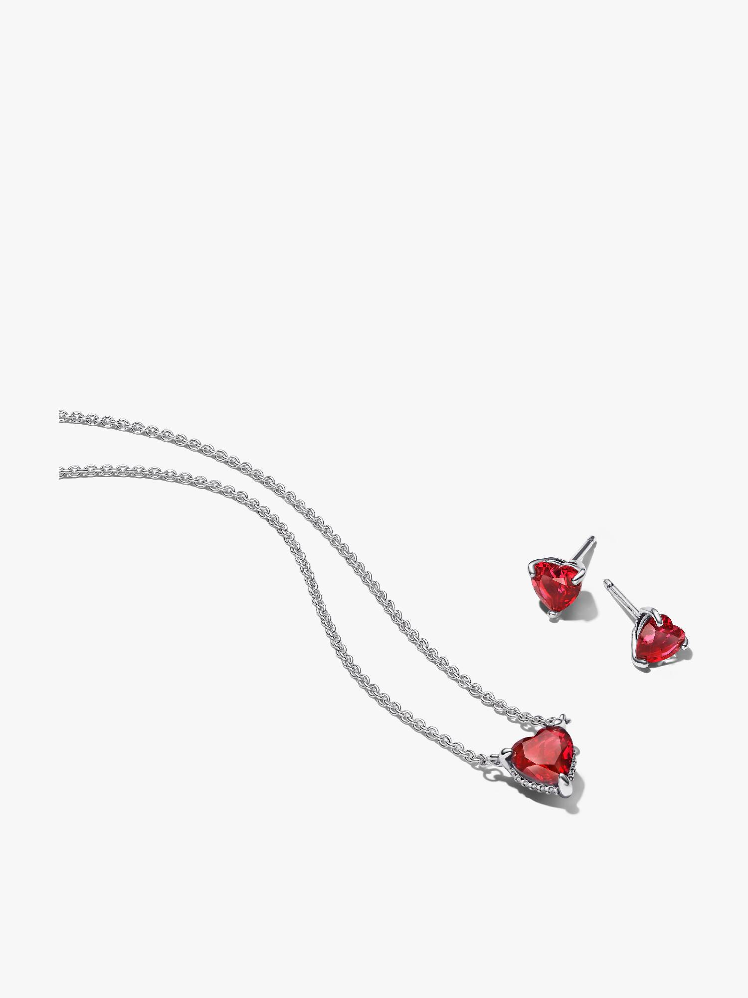 Red Heart Halo Jewellery Gift Set