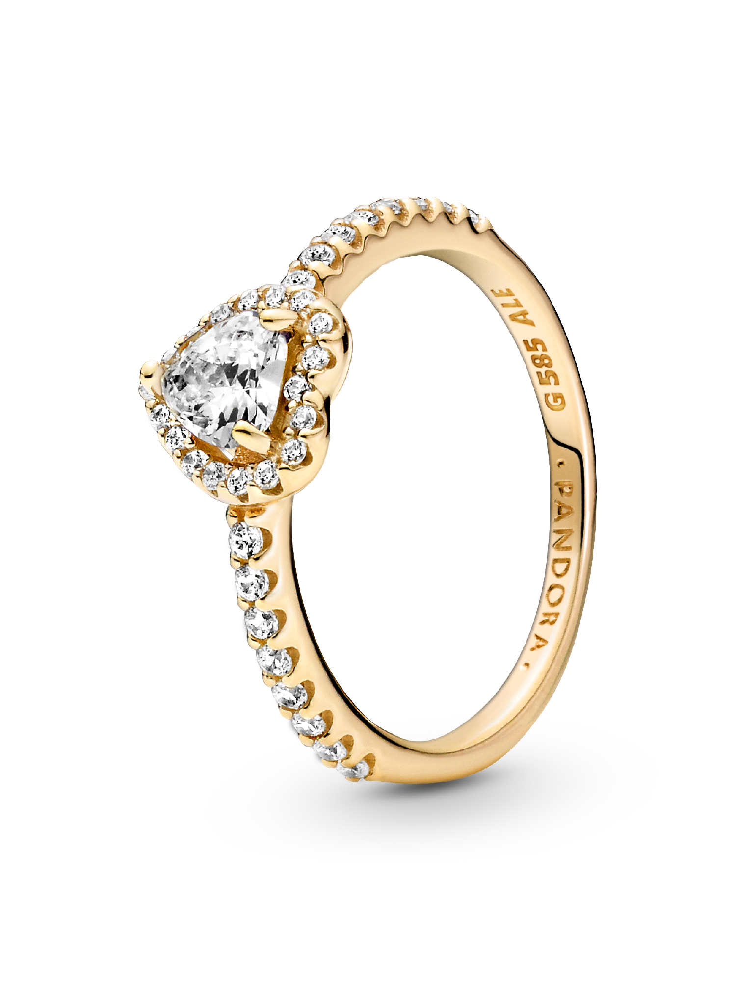 Elevated Heart Ring