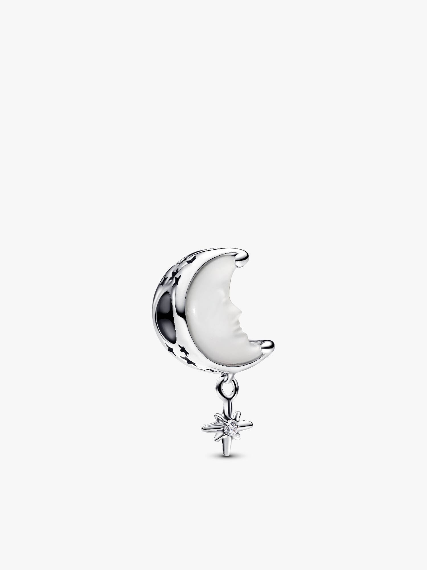 Moon & North Star Charm