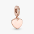 Engravable Heart Tag Dangle Charm Engravable Heart Tag Dangle Charm