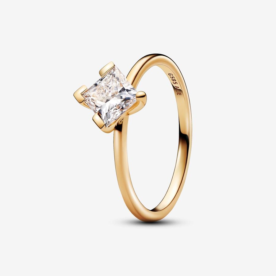 Pandora Nova 14k Gold Lab-grown Diamond Ring image number 0