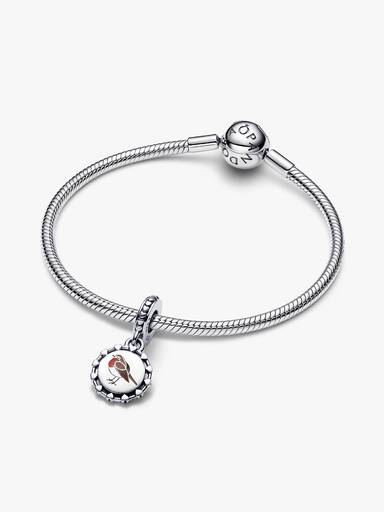 Engravable Robin Bird Dangle Charm