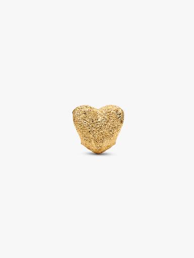 Textured Heart Mini Charm