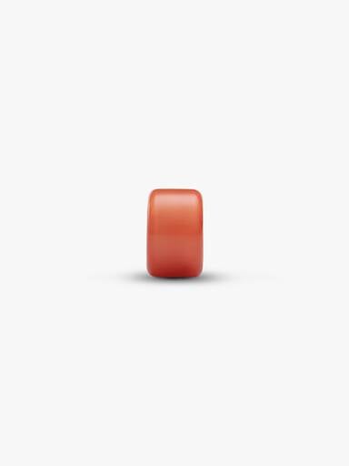 Orange Murano Glass Mini Charm