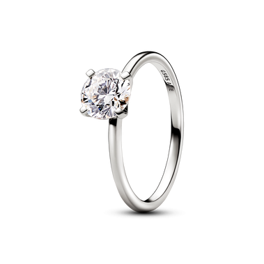 Pandora Era 14k White Gold Lab-grown Diamond Ring