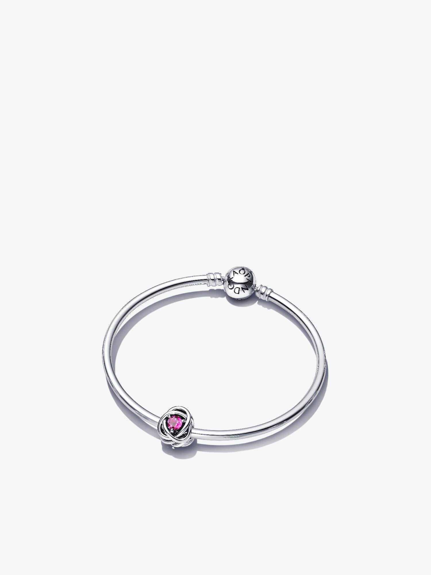 October Birthstone Eternity Circle Bangle Gift Set