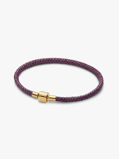 Shimmering Purple Cord Bracelet