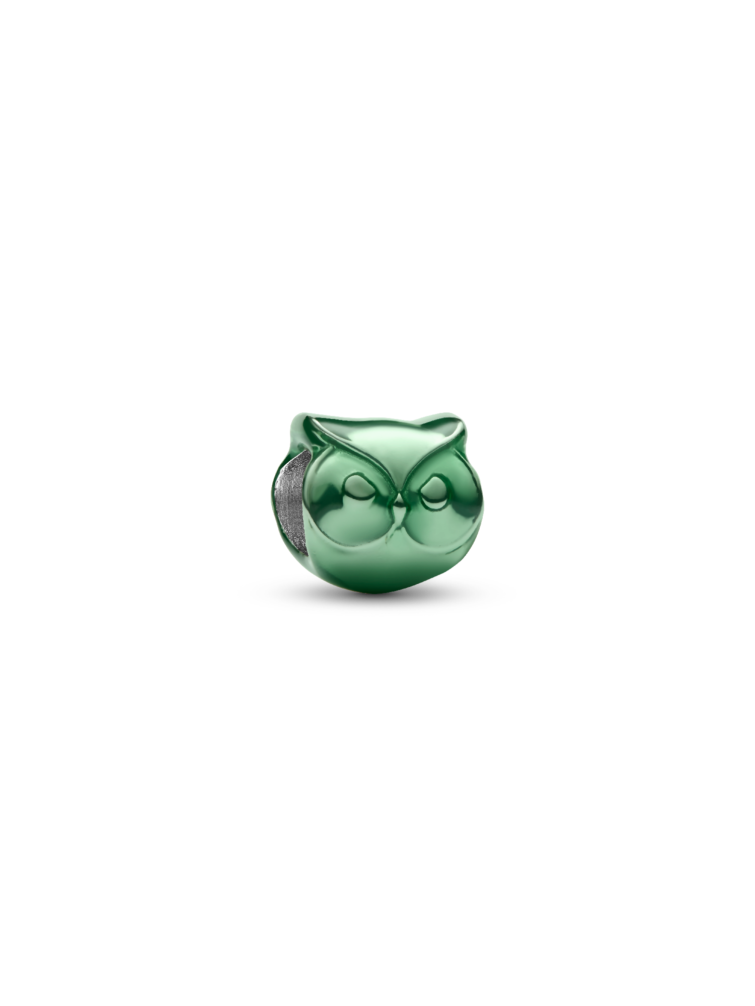 Green Owl Mini Charm
