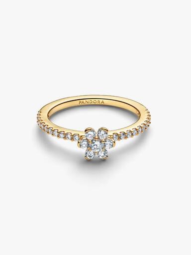 Sparkling Flower Ring