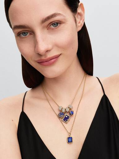 Spinning Celestial Blue Planet Dangle Charm