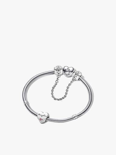 Daughter Heart Charm And Bracelet Gift Set