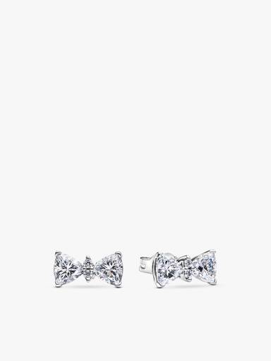 Sparkling Bow Necklace and Earrings Gift Set