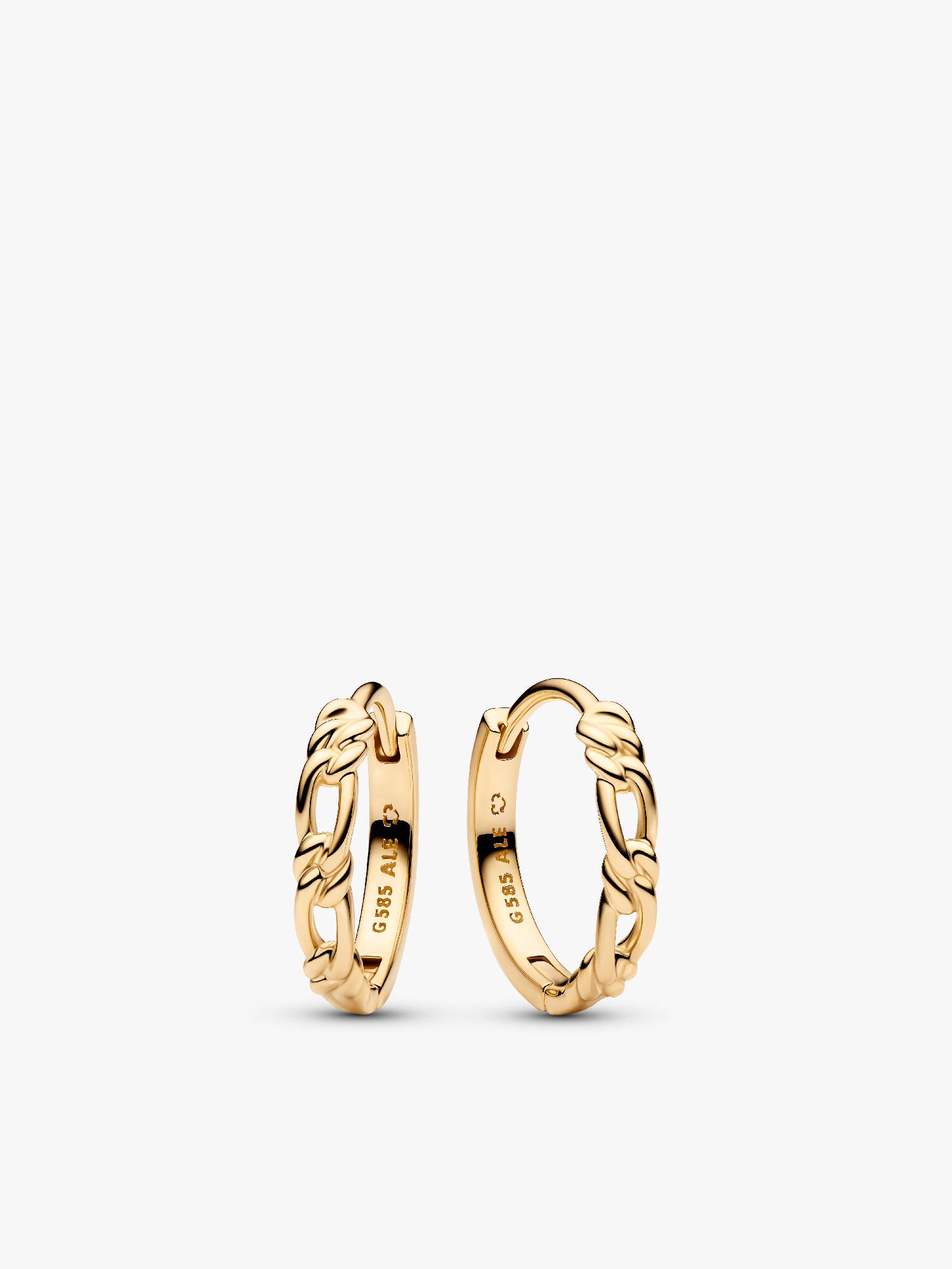 Pandora Era Figaro Hoop Earrings
