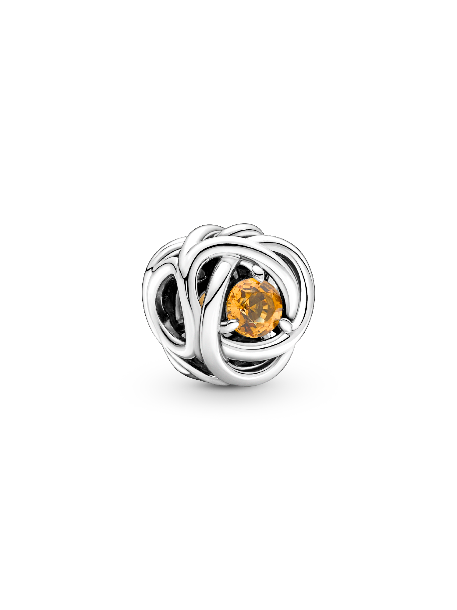 November Birthstone Eternity Circle Charm