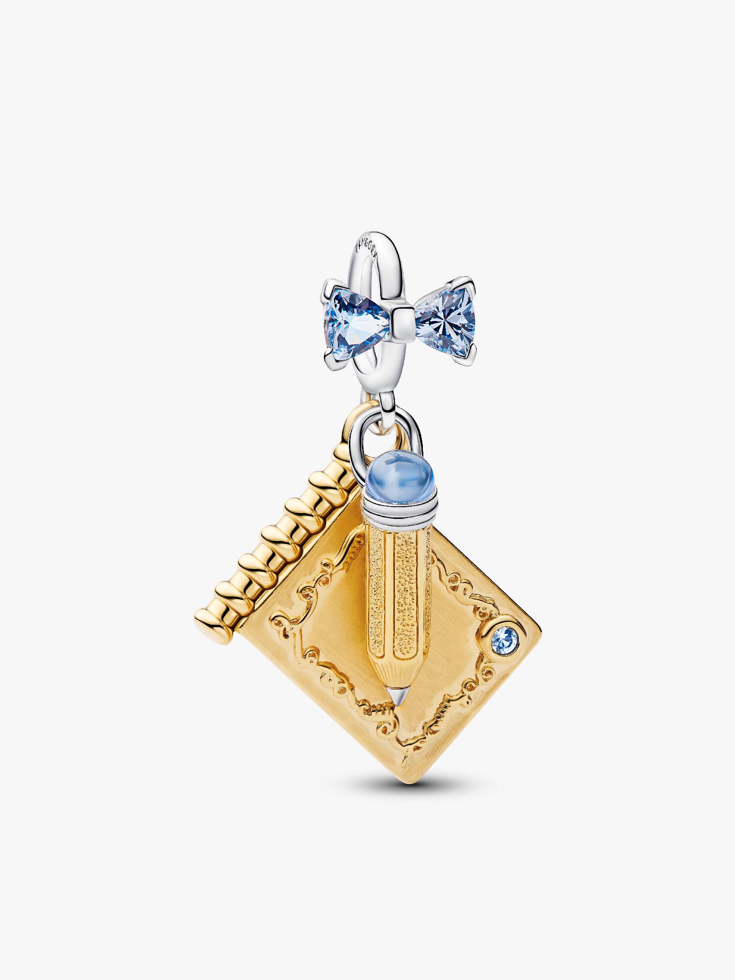 Bridgerton Dance Card & Pencil Dangle Charm