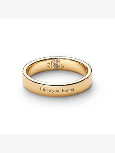 Engravable Classic Band Ring
