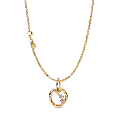 14K Gold Plated Aries Zodiac Necklace