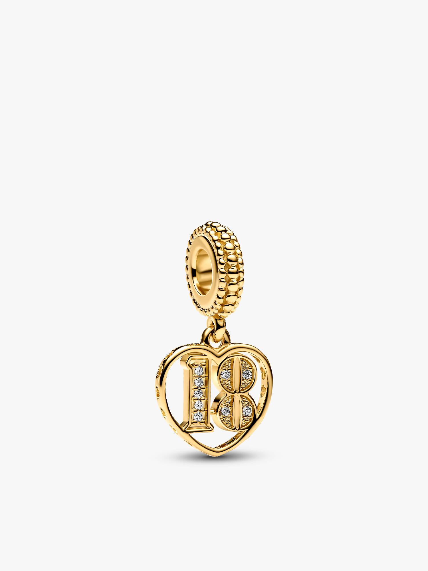 18th Celebration Dangle Charm