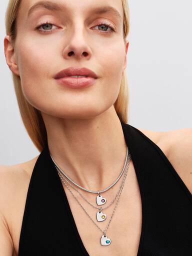 November Heart Dangle Charm