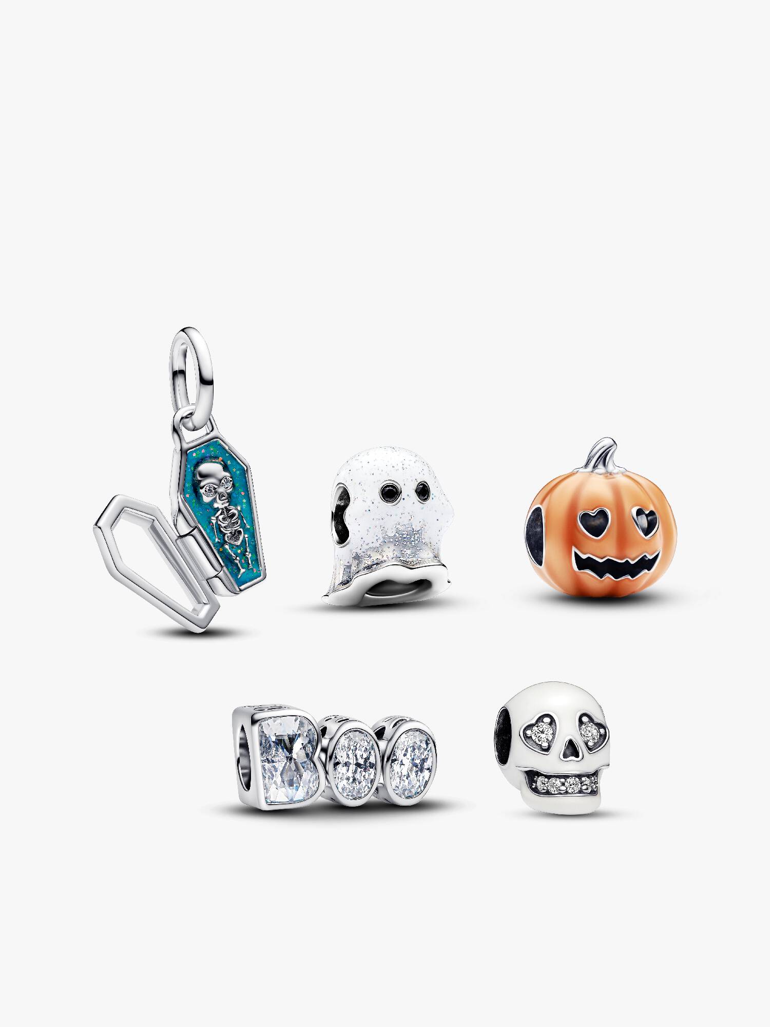 Halloween Glow-In-The-Dark Charms Set