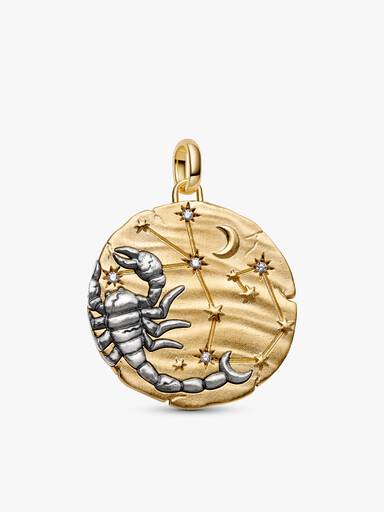 Scorpio Oversized Talisman Pendant Necklace