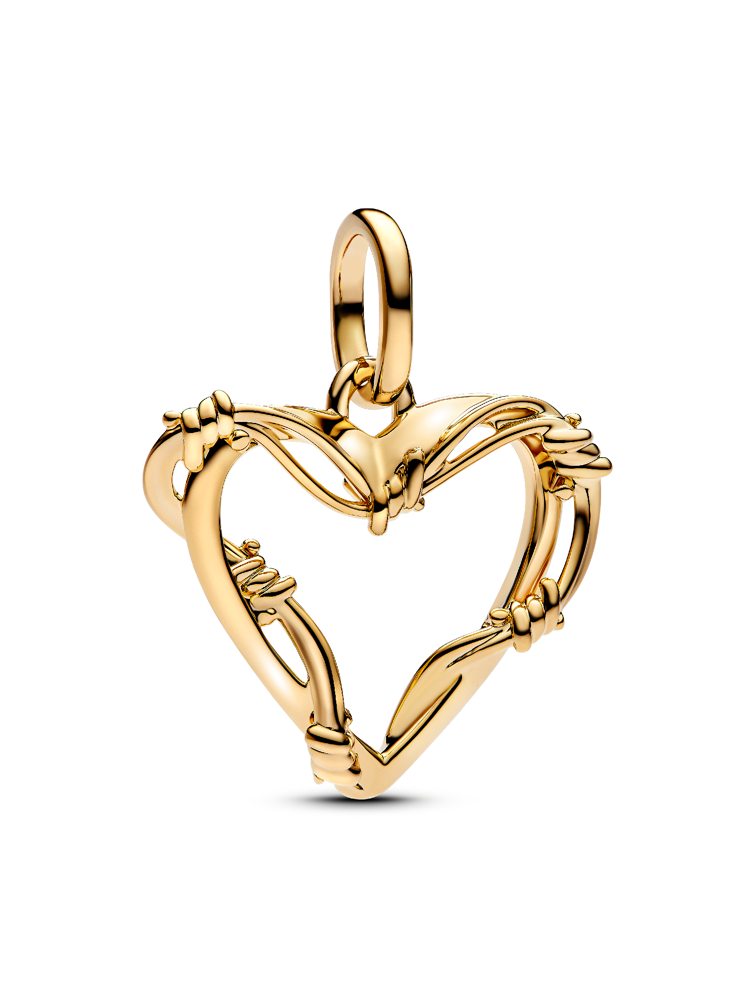 Wire Heart Dangle Charm