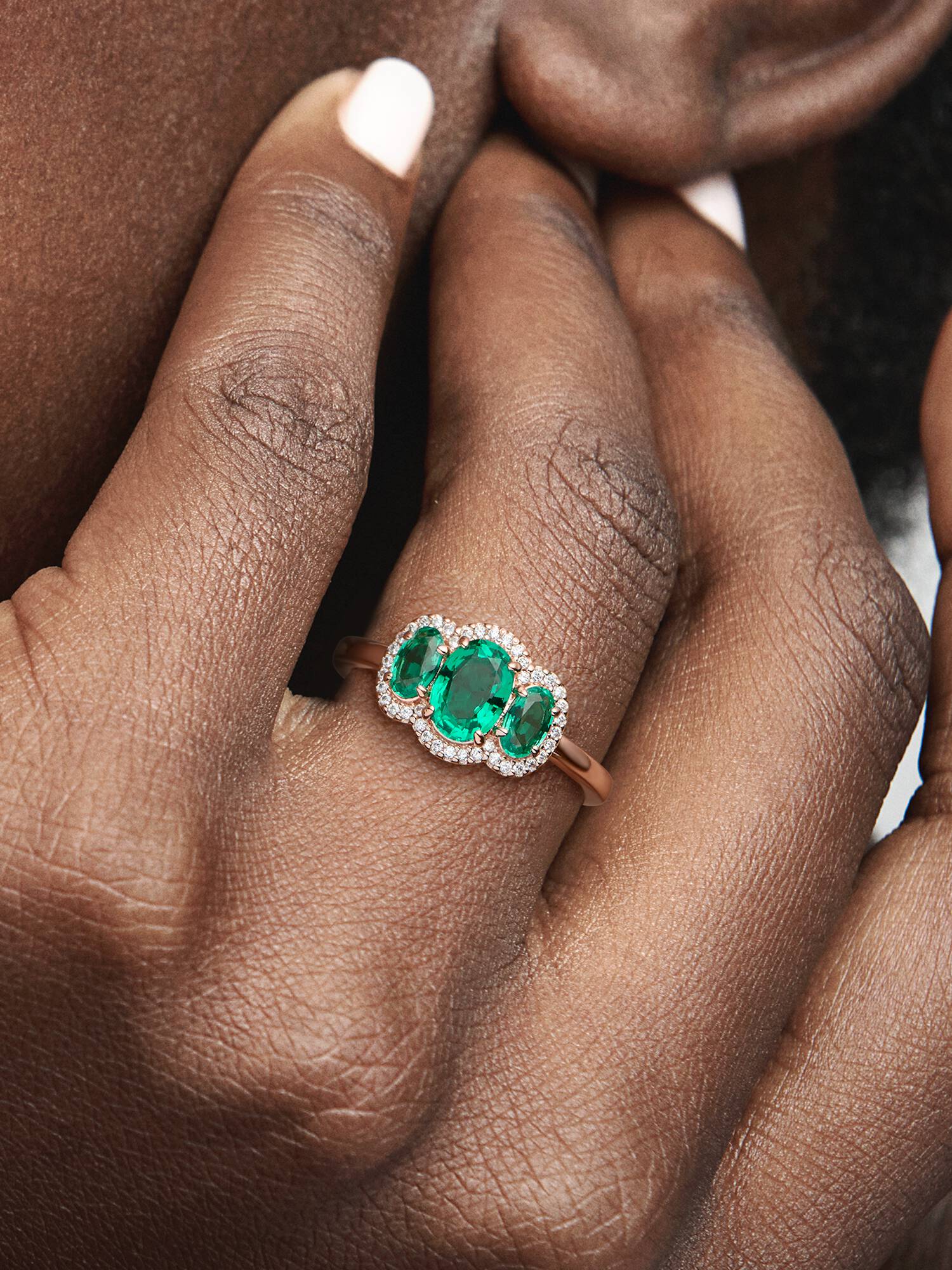 Three Stone Vintage Ring