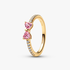 Sparkling Pink Bow Ring Sparkling Pink Bow Ring