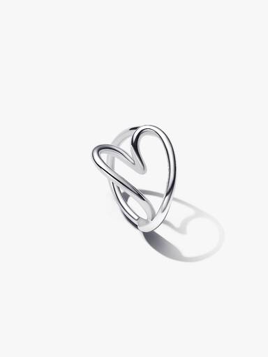 Organically Shaped Heart Ring